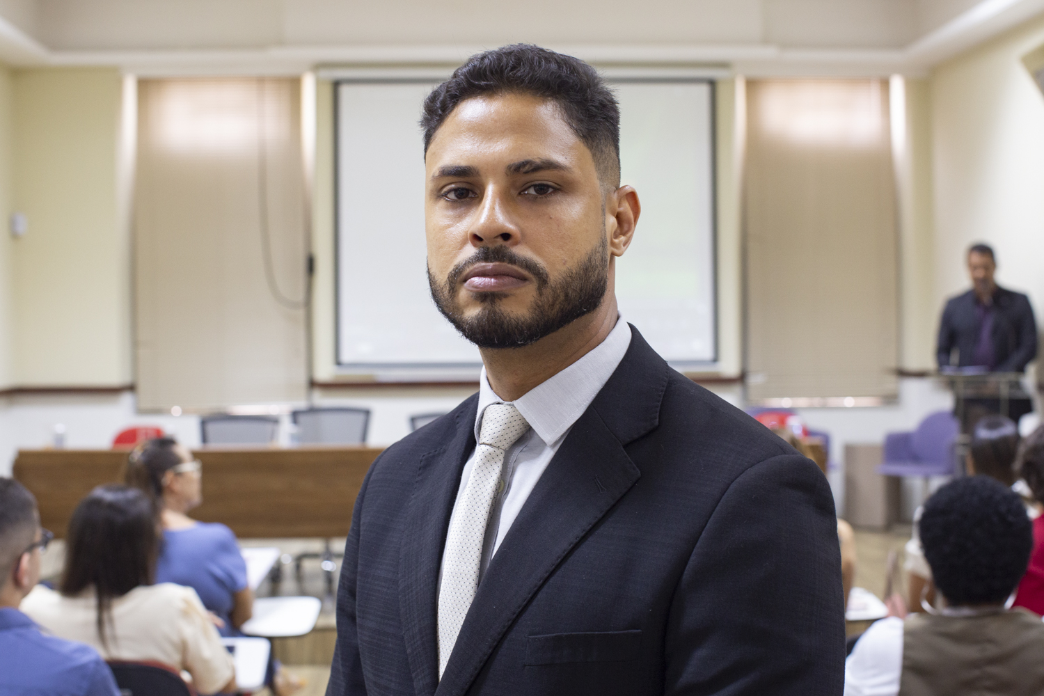 Emanuel Mathias é presidente da Comissão de Direito Animal. (foto:Adilson Andrade/Ascom UFS)