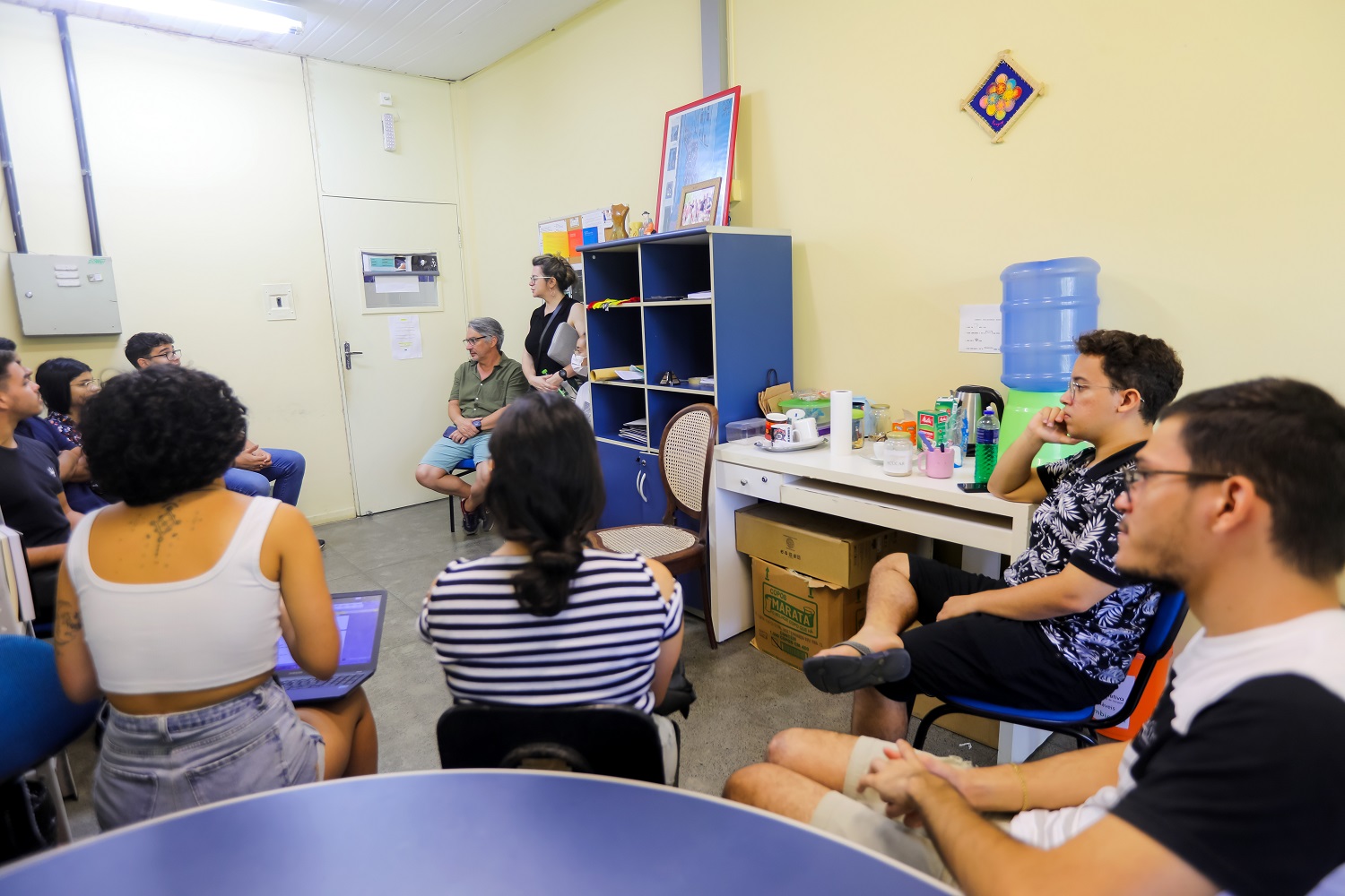 Ideia é trabalhar com a sociedade para que o respeito e os direitos inerentes aos refugiado seja assegurados. (fotos: Schirlene Reis/ Ascom UFS)