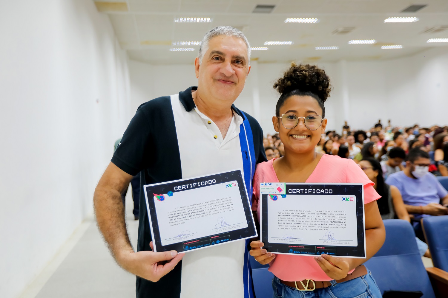 Primeira colocada na área de Ciências Humanas, Lauany Rodrigues dos Santos foi orientada por João Paulo Attie.