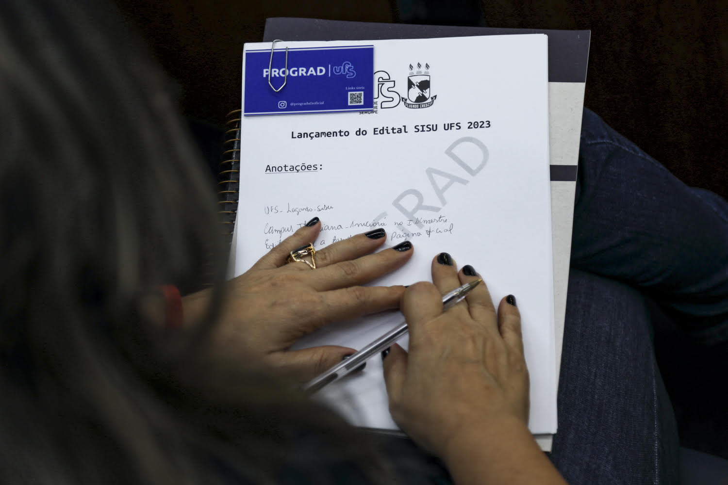 Gestores das escolas públicas e privadas tiveram acesso ao edital do Sisu/UFS e puderam esclarecer suas principais dúvidas. (Foto: Adilson Andrade/Ascom UFS)