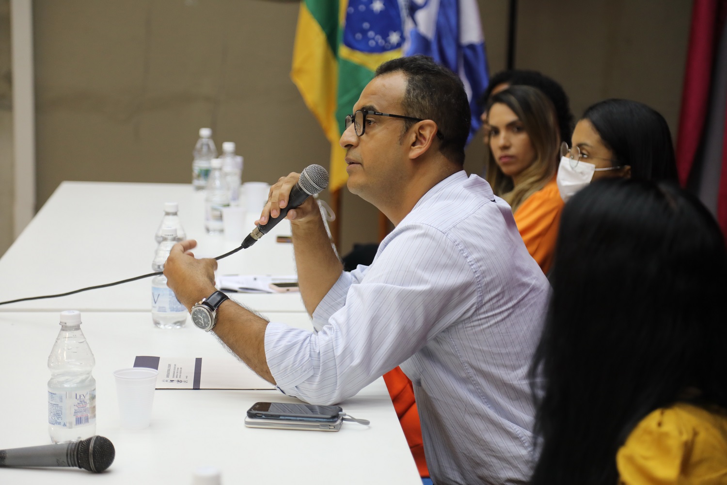 Equipe da Prograd explicou as etapas e condições de matrícula institucional. (Foto: Adilson Andrade/Ascom UFS)