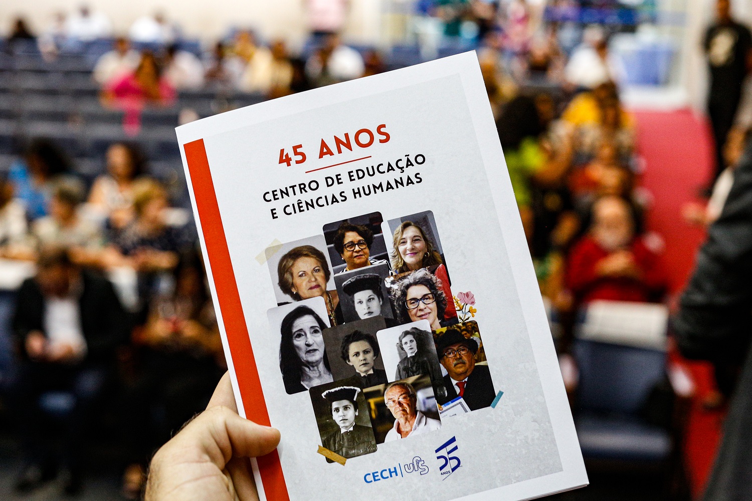 A pluralidade de nomes que construíram a história do Centro de Educação e Ciências Humanas (Foto: Pedro Ramos/Ascom UFS)