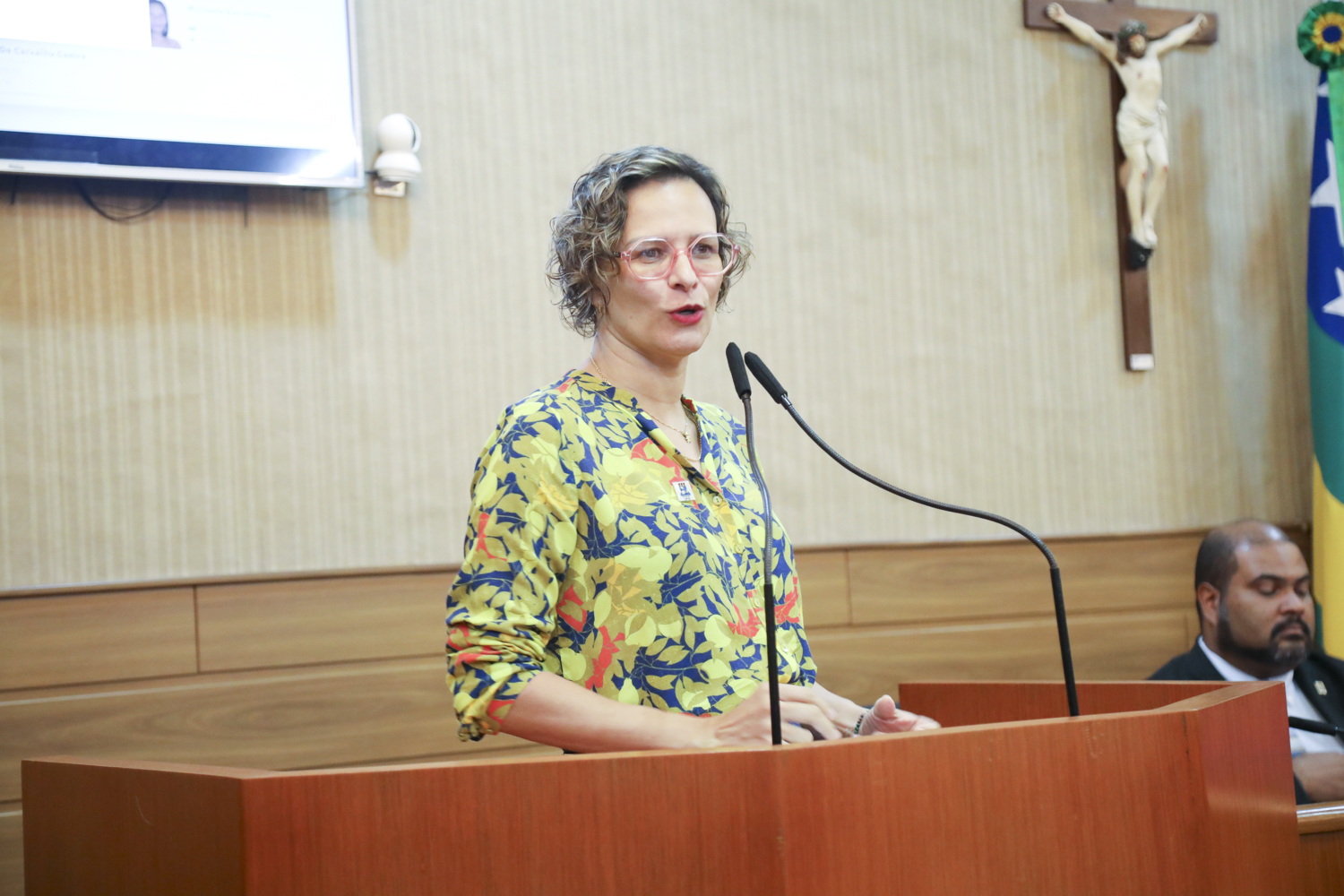 Ana Karina Calmon, diretora em exercício do campus de Laranjeiras: “A reflexão é pensar como possamos casar as ações políticas com educação, prosperando no universo das artes e da cultura”.