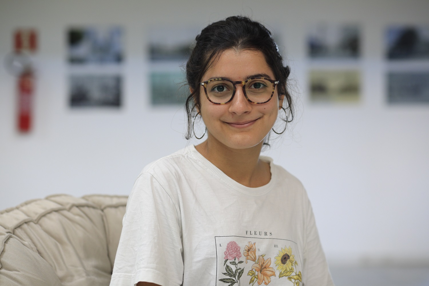 Samara dos Santos é aluna do curso de Relações Internacionais na UFS. (foto: Adilson Andrade/Ascom UFS)