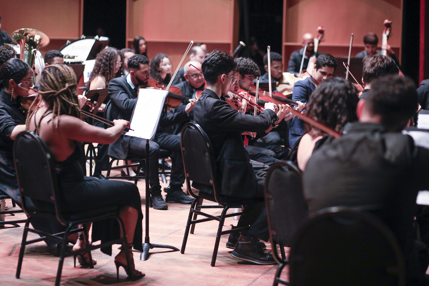 Orquestra Sinfônica da UFS também fez parte das comemorações de aniversário. (foto: Adilson Andrade/Ascom UFS)