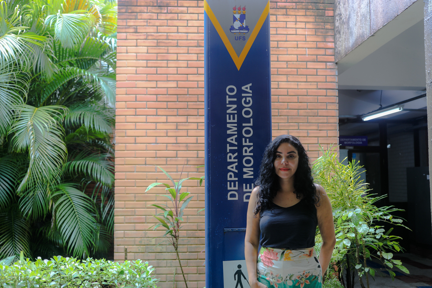 Professora Cristiane Bani Correa faz parte do corpo docente do Departamento de Morfologia da UFS. (foto: Elisa Lemos/Ascom UFS)