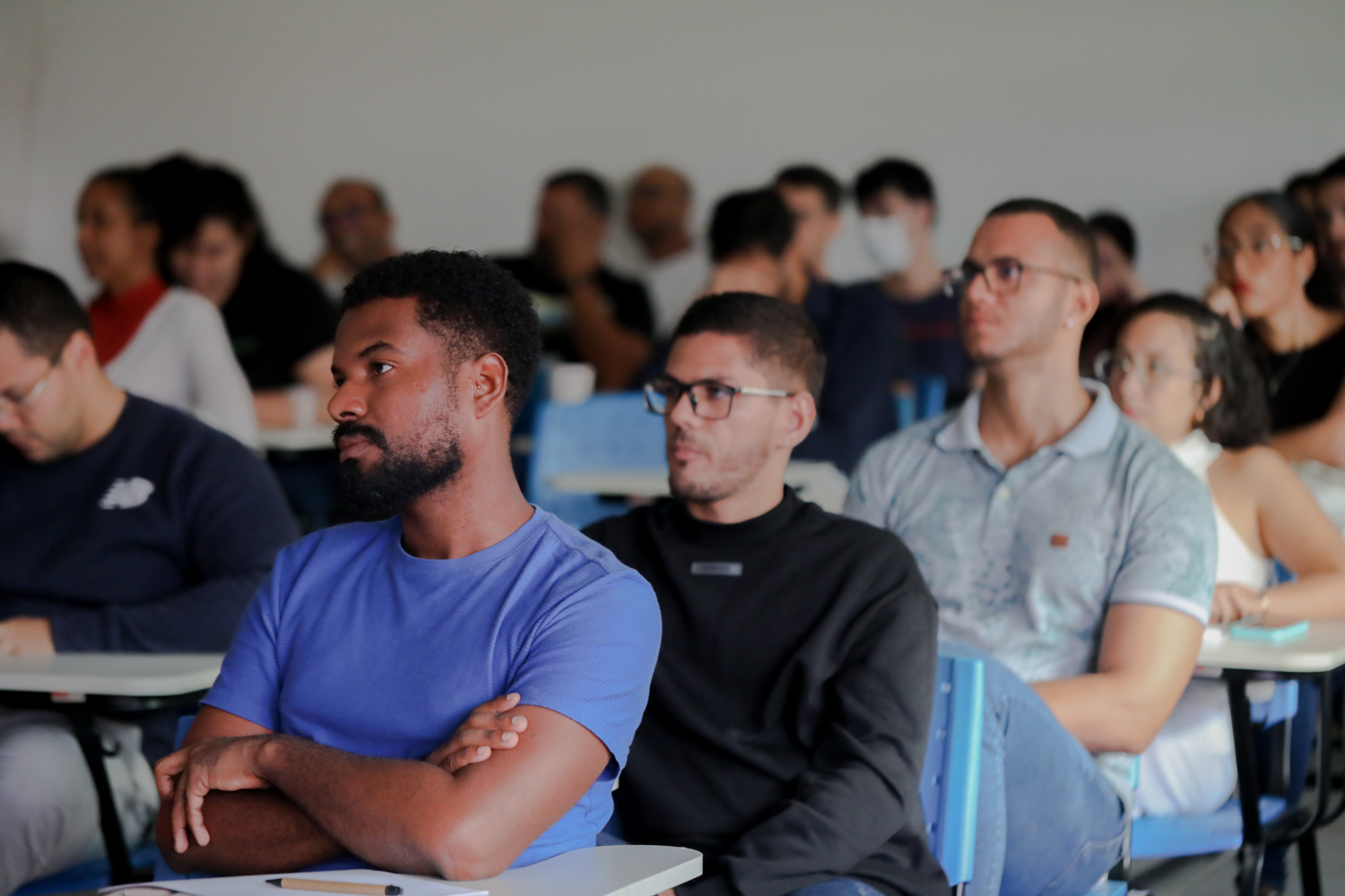 Palestra  contou com a presença de estudantes e professores da UFS. (foto: Elisa Lemos/Ascom UFS)