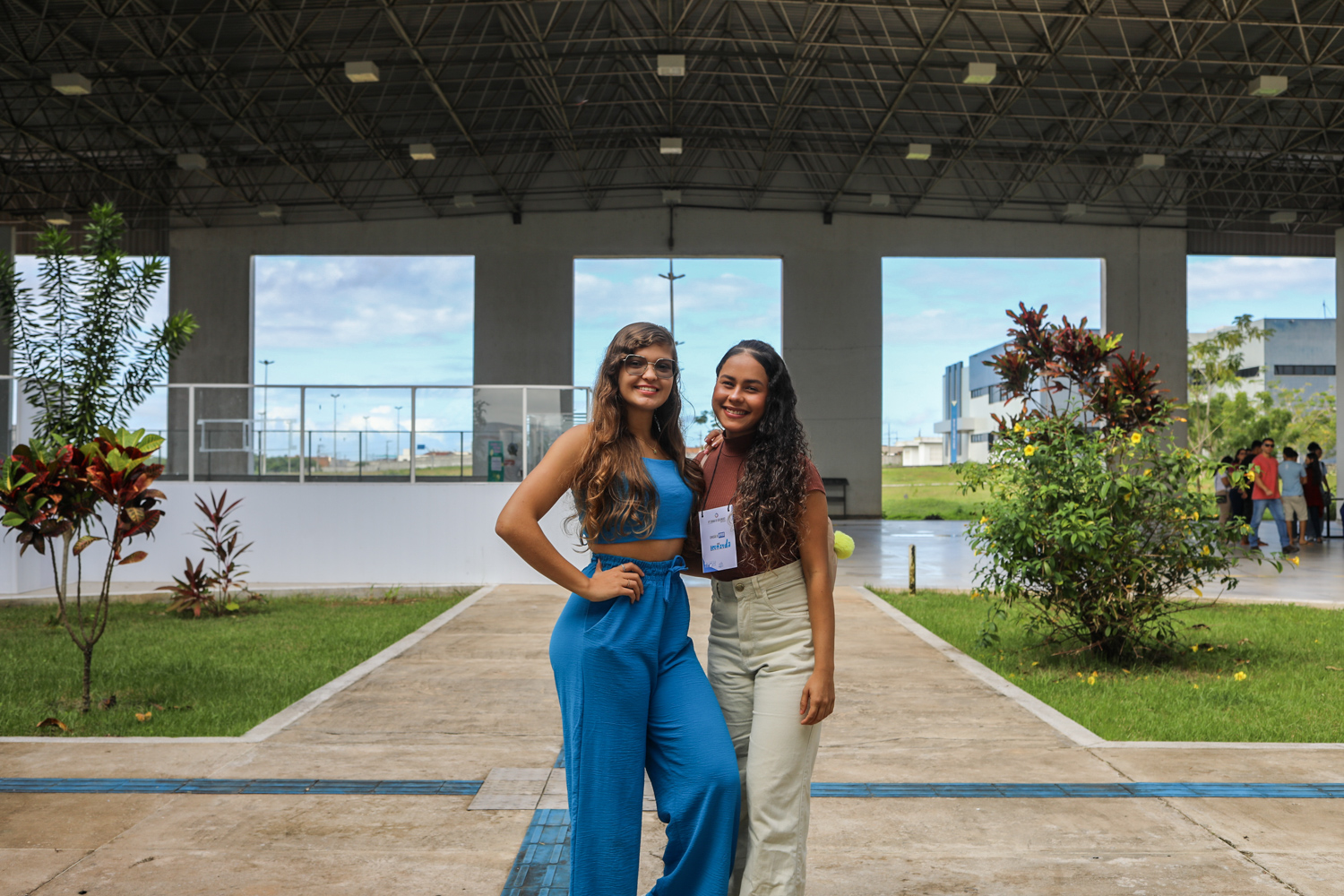 Marília e Leonarda são estudantes veteranas do campus de Lagarto da UFS. (foto: Elisa Lemos/Ascom UFS)