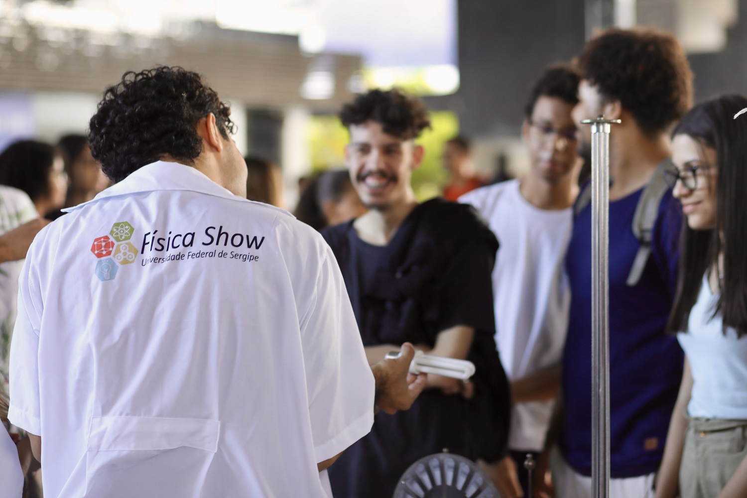 Física Show é um projeto de extensão que está em atividade desde 2018. (foto: Yan Lima/Ascom UFS)