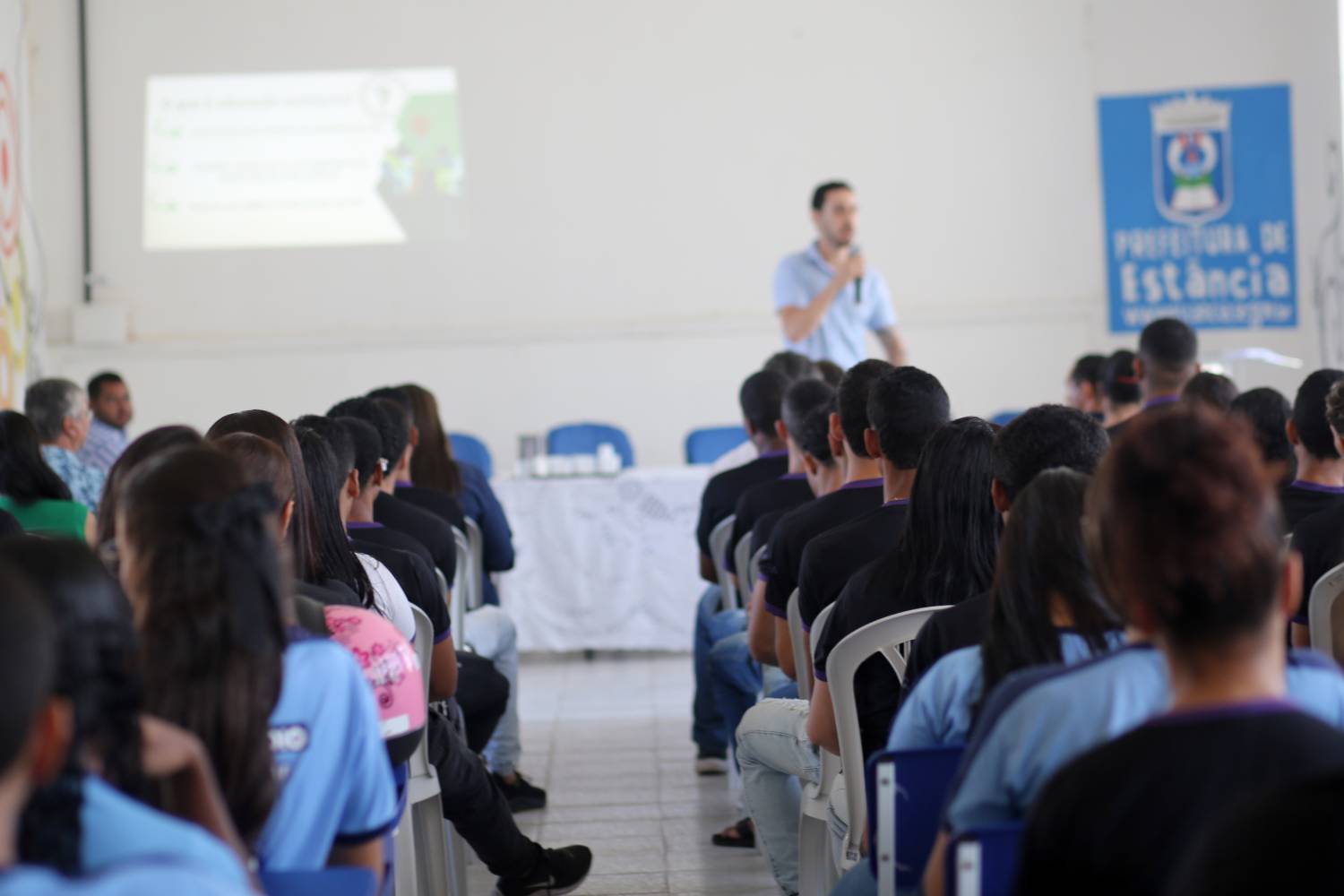 Feira de Vestibular EaD/UFS aconteceu em Estância. (Foto: Schirlene Reis/Ascom UFS)