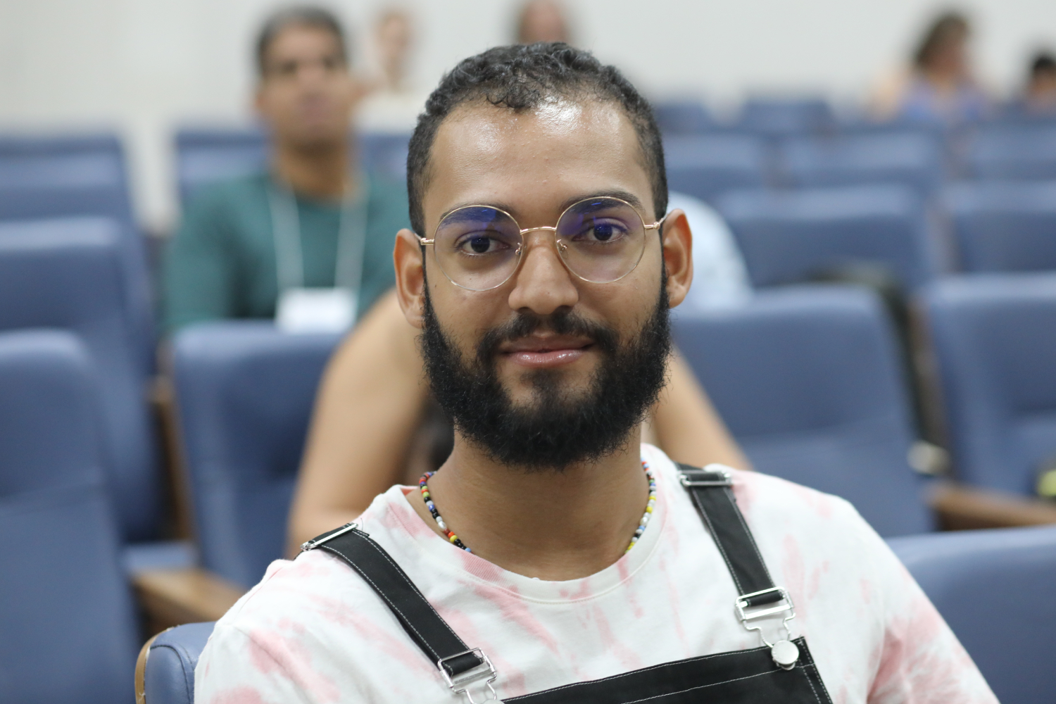 Lucas Alves dos Santos é mestrando do PPGL/UFS. (Foto: Schirlene Reis/Ascom UFS)