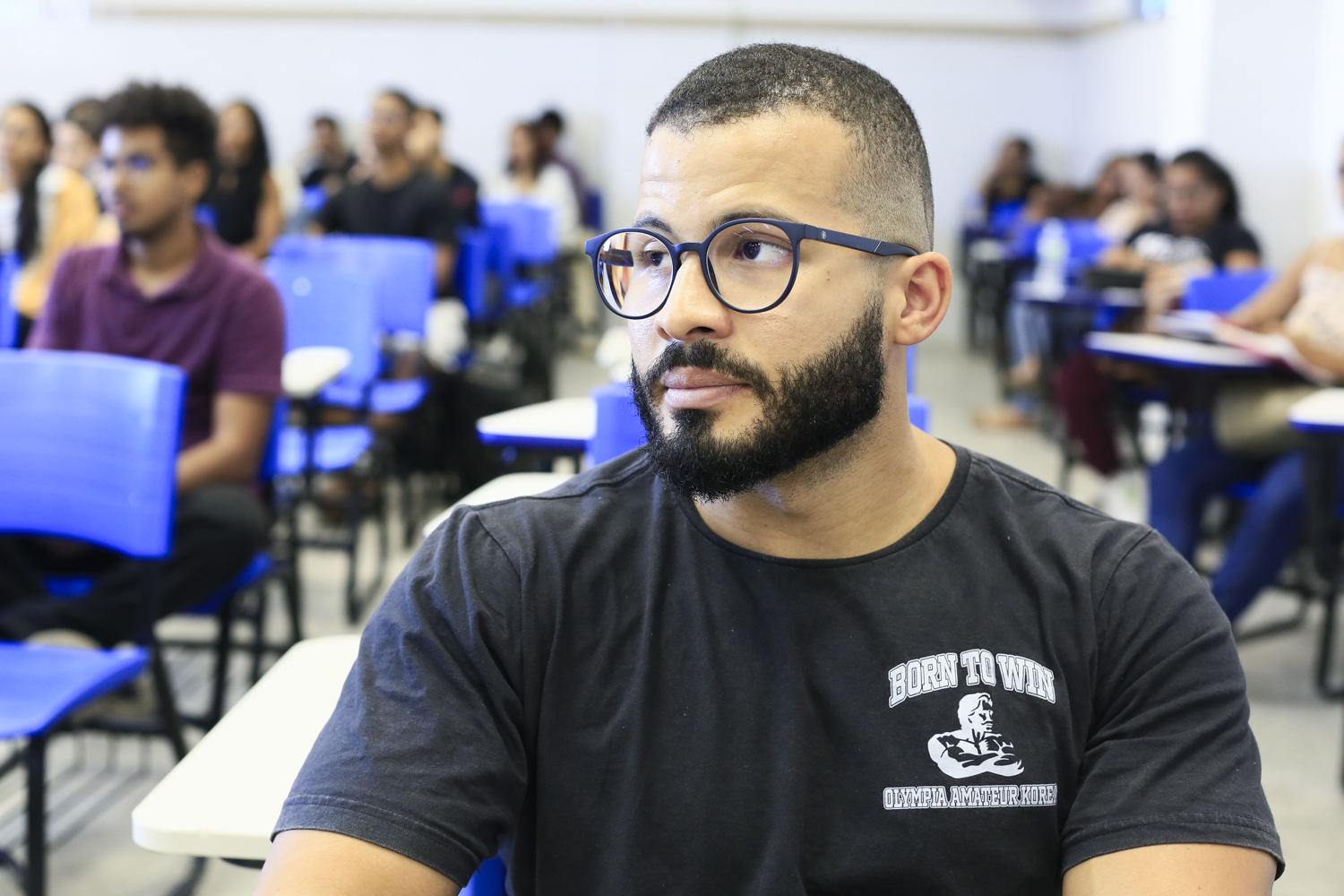 Leonardo Reis é estudante de Educação Física. (Foto: Adilson Andrade/Ascom UFS)