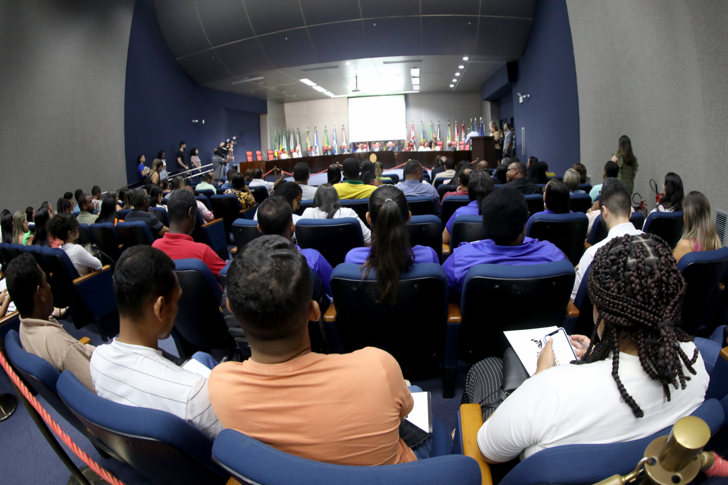 Lançamento da Escola de Conselhos de Sergipe aconteceu no Palácio da Justiça Tobias Barreto de Menezes. (foto: Schirlene Reis/Ascom UFS)