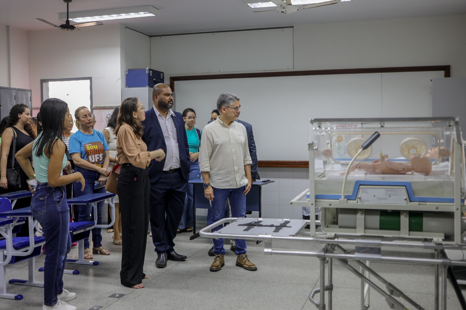 Laboratórios de simulação clínica materno-infantil e adulto. (foto: Elisa Lemos/Ascom UFS)