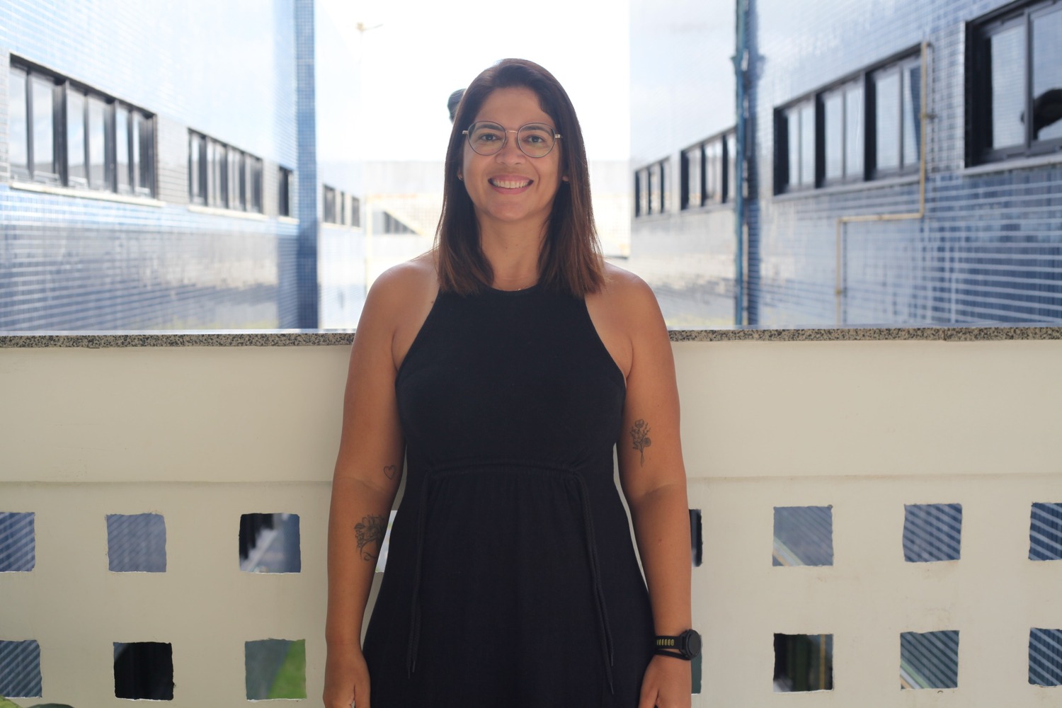 Coordenadora de Habilidades, professora Alessandra Alcides. Foto: Clayton Fontes/Campus Lagarto