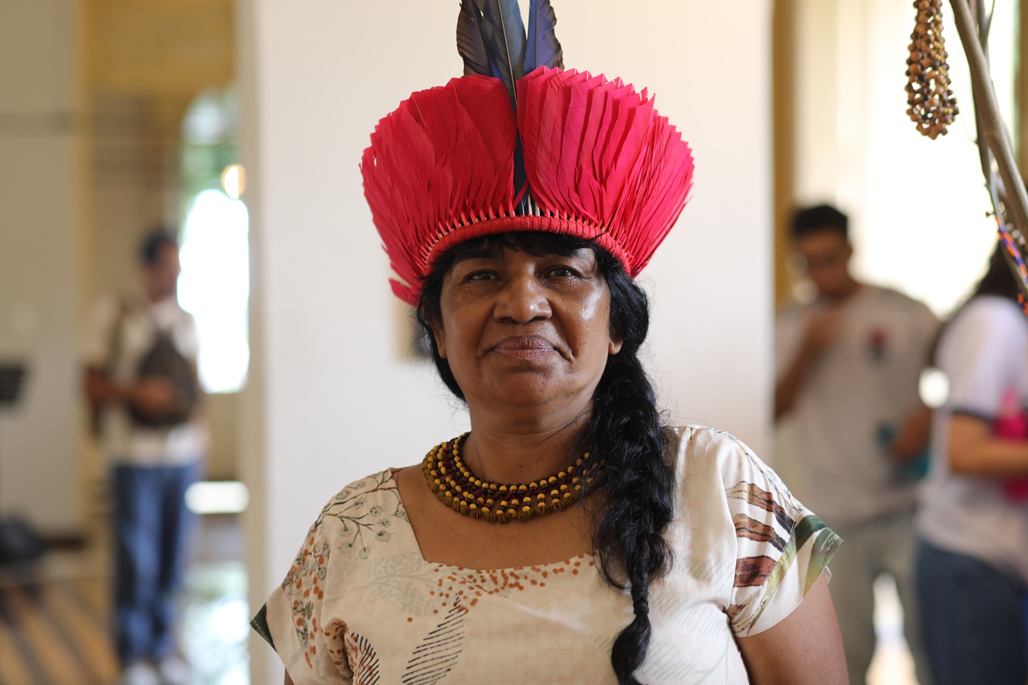 Cleonice Pankararu é uma das palestrantes do seminário. (Foto: Janaína Cavalcante/Ascom UFS)