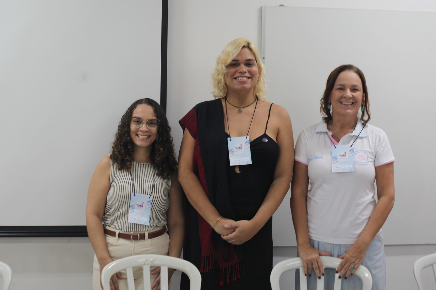 Kelly Silva, Giovana Soares e Roxane Alencar. Foto: Ana Laura Farias/Campus Lagarto 