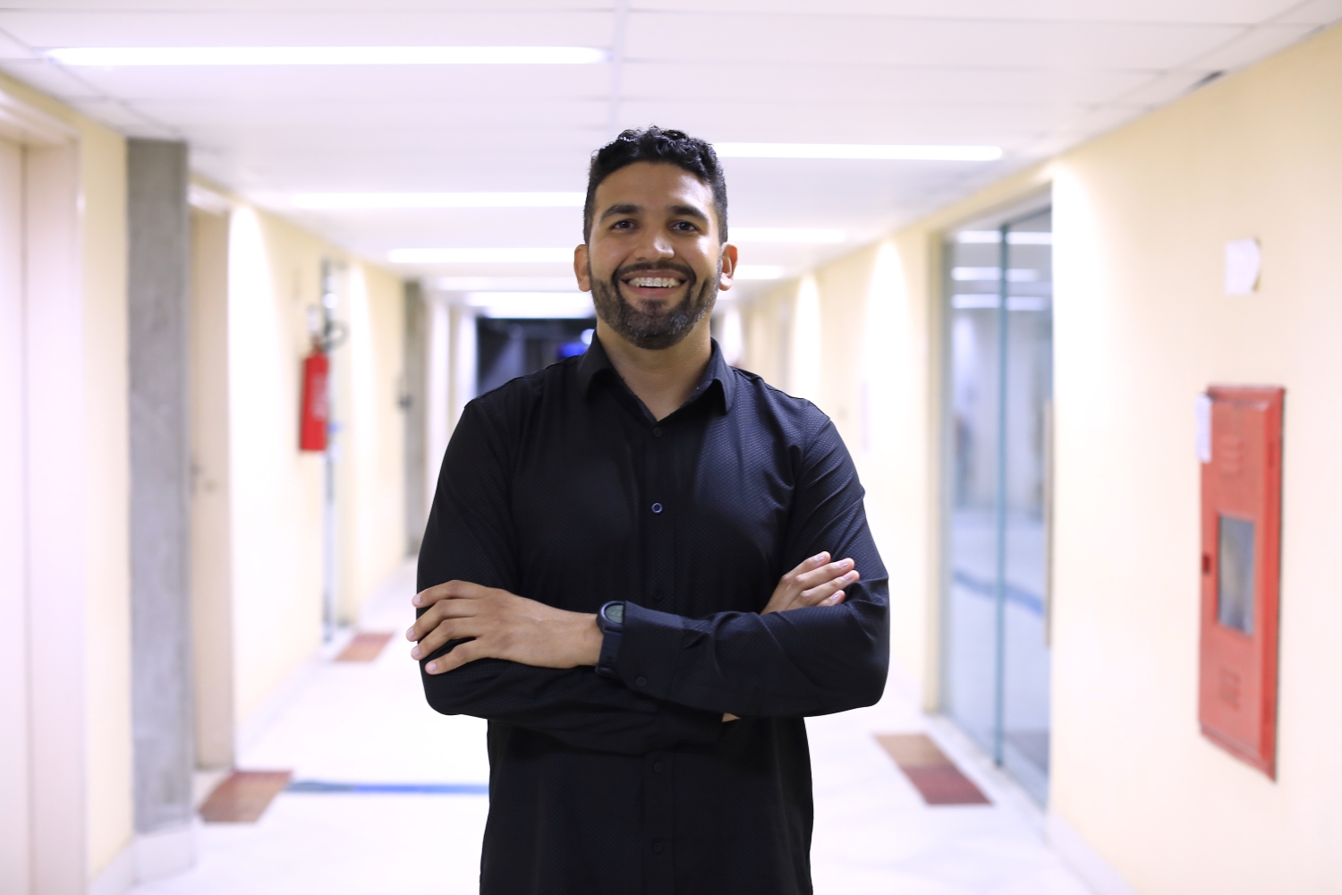 Docente do DCOMP e coordenador da Liga, professor Gilton José (Foto: Carol Matos/Ascom UFS)