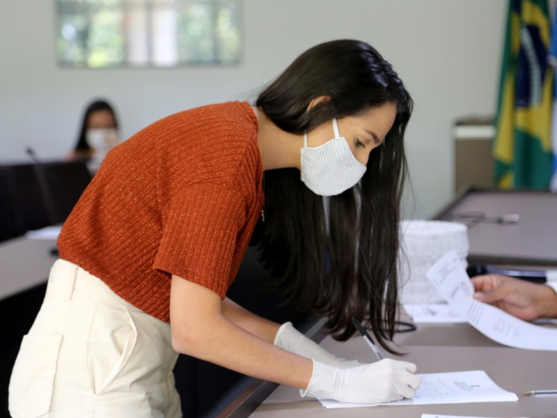 Colação de grau da 97ª turma de medicina. Foto: Schirlene Reis/UFS